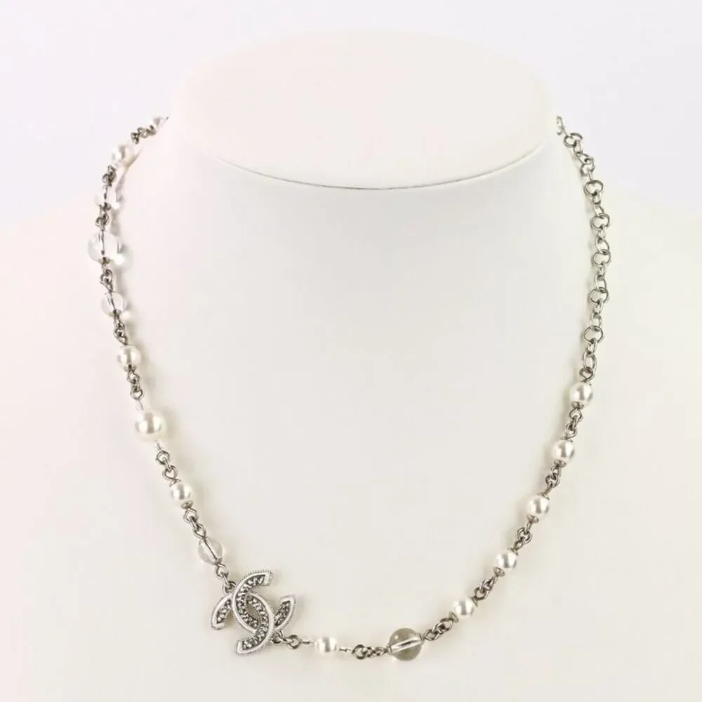 Chanel Coco Mark Pearl Necklace